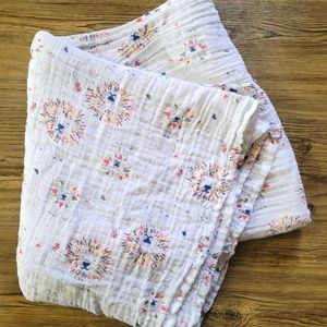 Aden and Anais lion baby blanket